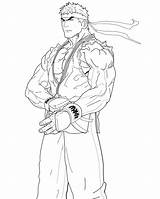 Ryu Ruga Rell Lines Deviantart sketch template