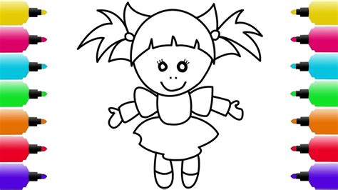 baby toy coloring page drawing coloring books  kids lovely baby