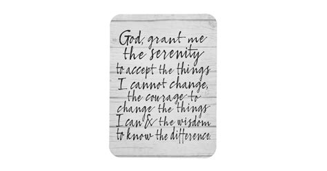 serenity prayer bounce calligraphy script modern magnet zazzle