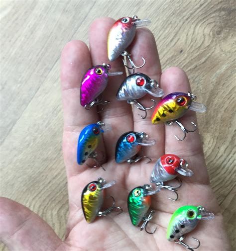 addsomebling  micro mini tiny small light shallow dive trout perch fishing lures uk amazon