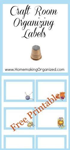 fillable printable labels  craft boxes homemaking organized