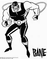 Bane Dc Comics Coloring Pages Characters sketch template