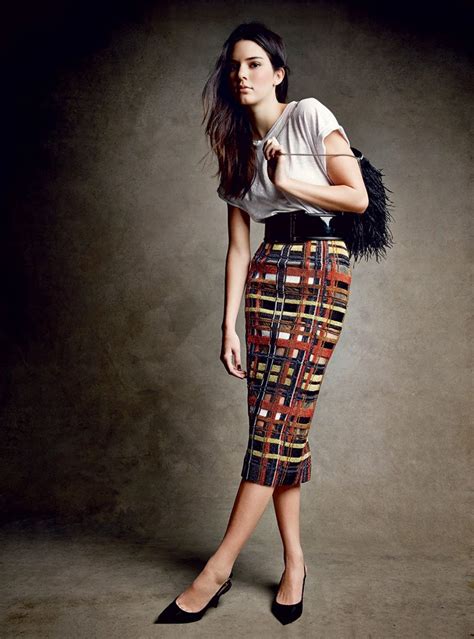Kendall Jenner Photoshot For Vogue Magazine Us December 2014 • Celebmafia