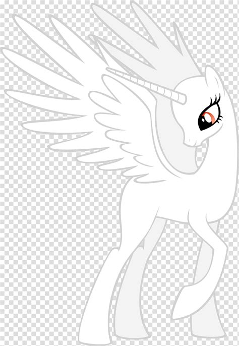 mlp fim princess base white   pony transparent