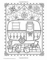 Coloring Pages Happy Campers Camping Book Cheerful Choose Board Fun Sheets sketch template