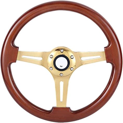 amazoncom wood grain steering wheel automotive