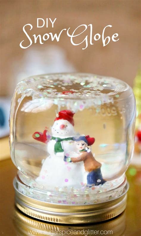 diy snow globes  video sugar spice  glitter