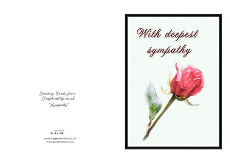 images  sympathy card template printable  printables