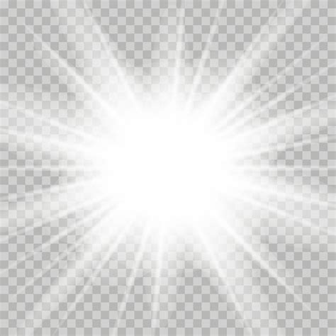premium vector white glowing light burst explosion transparent