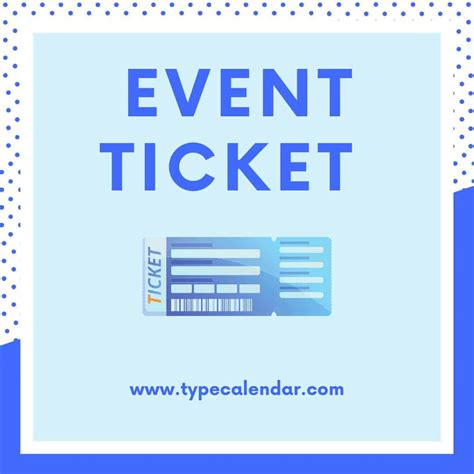 printable event ticket templates  word blank editable