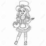 Leprechaun Coloring Girl St Pages Patrick Printable Color Patricks Primarygames Costume Cute Costumes Girls Getcolorings Pdf Getdrawings Print sketch template