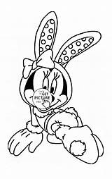 Coloring Pages Girls Easter Minnie Bunny Colouring Kids Wuppsy Printables Mouse Dressed Printable Cartoon Girl Gif Princess sketch template
