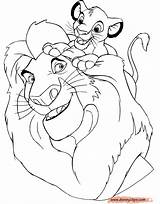 Simba Mufasa Disneyclips Nala Sheets Coloriage Leone Colorare Thelionking sketch template