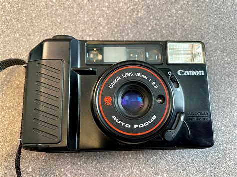 vintage canon  shot compact mm film camera  original etsy