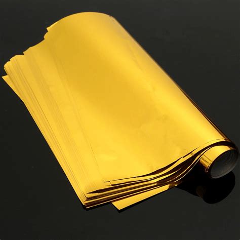 pcs sheets   gold transfer foil paper laser printer hot