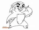 Lion Guard Pages Coloring Printable Fuli Template sketch template