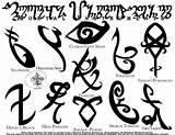 Runes Shadowhunters sketch template