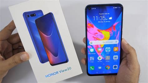 honor view  unboxing overview  punch hole camera youtube