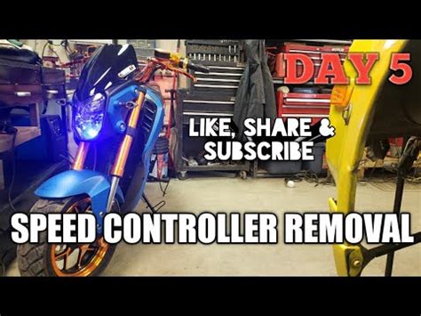 daymak em speed controller removal youtube