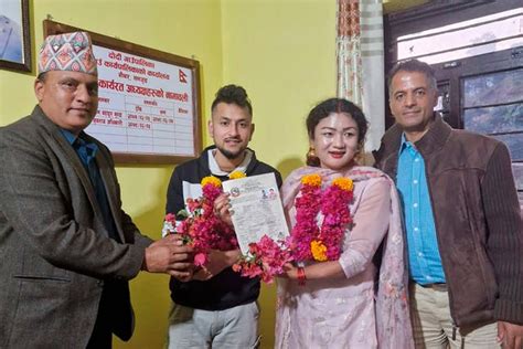 nepalese gay couple becomes first to officially register same sex marriage