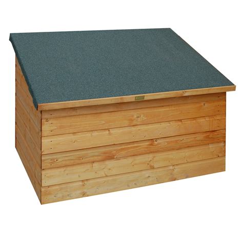 rowlinson garden wooden storage box reviews wayfair uk