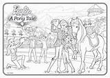 Barbie Coloring Pages Pony Horse Tale House Dream Colouring Dreamhouse Life Printable Kids Library Color Popular sketch template