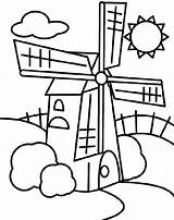Windmill Coloring Mulino Crayola Designlooter sketch template