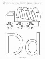 Coloring Dump Truck Pop Bang Boom Miss Built California Usa Print Twistynoodle Favorites Login Add Noodle Ll sketch template