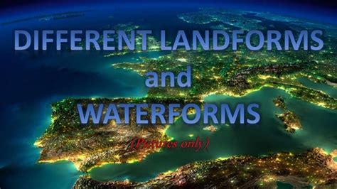 landforms  waterforms pictures