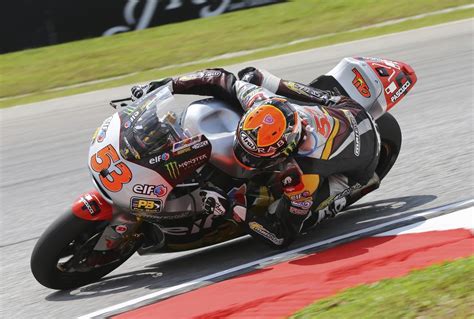 rabat quickest in mixed conditions during moto2 fp2 at sepang