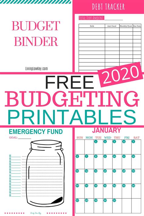 budget binder printables  saving money easy