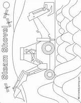Mike Mulligan Shovel Steam Coloring His Pages Brandy Preschool Book Tlingit Info Five sketch template