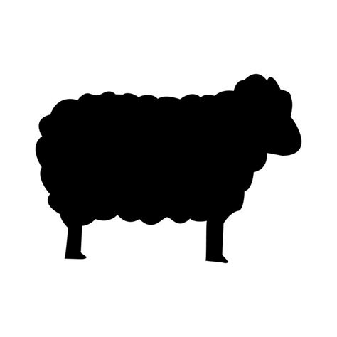 sheep silhouette clip art  getdrawings