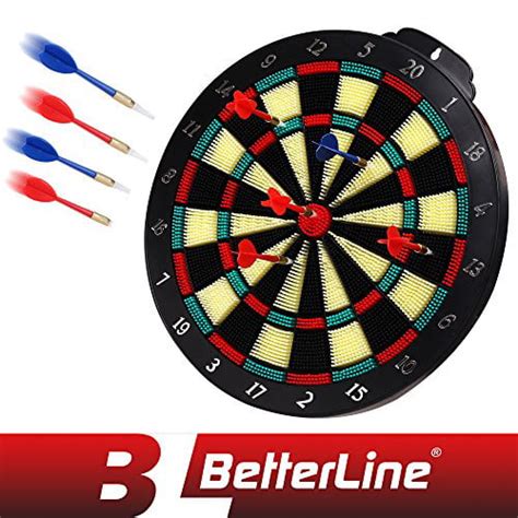 betterline soft tip dart board game set   board cm   darts child