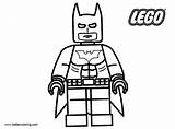 Lego Coloring Pages Superhero Batman Printable Kids Adults sketch template