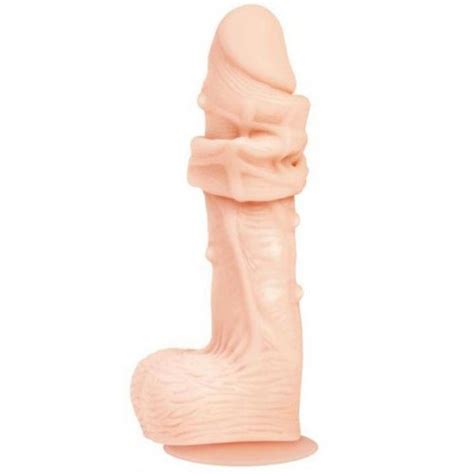 Flex Skin Dual Feel Dildo Flesh 8 5 Sex Toys