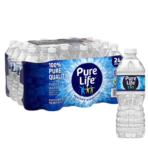 pure life purified water  oz bottles  pk cvs pharmacy