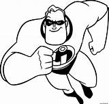 Indestructibles Incredibles Coloring Gratuit Elastigirl Imprimé sketch template