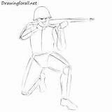 Soldier Drawingforall sketch template