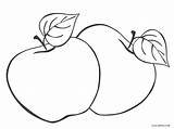 Apfel Zum Cool2bkids Colouring Desenho Malvorlagen sketch template