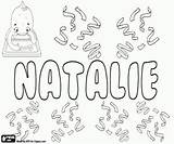 Natalie Coloring Name Girl Pages Names Various Languages sketch template