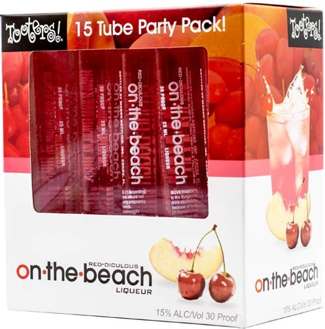 Tooters On The Beach Party Pack 15pk Tube Shots Legacy Wine And Spirits