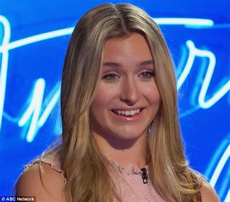 american idol harper grace redeems herself from disastrous anthem daily mail online