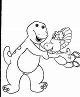 Barney Coloring Pages Printable Friends Kids Color Sheets Print Cartoons Popular Printing Instructions Coloringhome sketch template