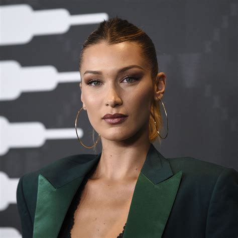 supermodel bella hadid puts on eye popping display going braless in