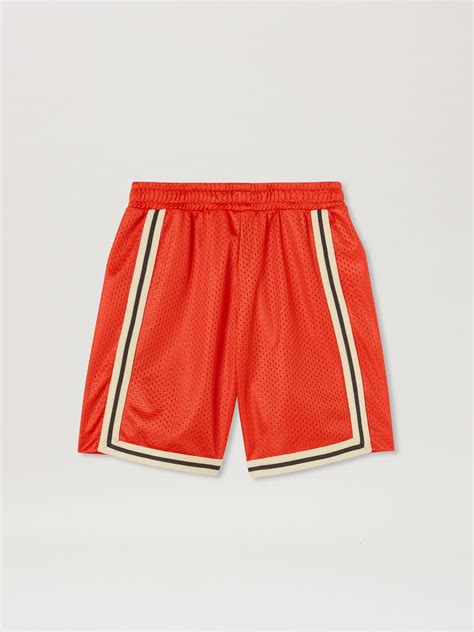 logo mesh shorts palm angels official