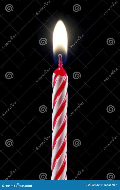 birthday candle stock photography image