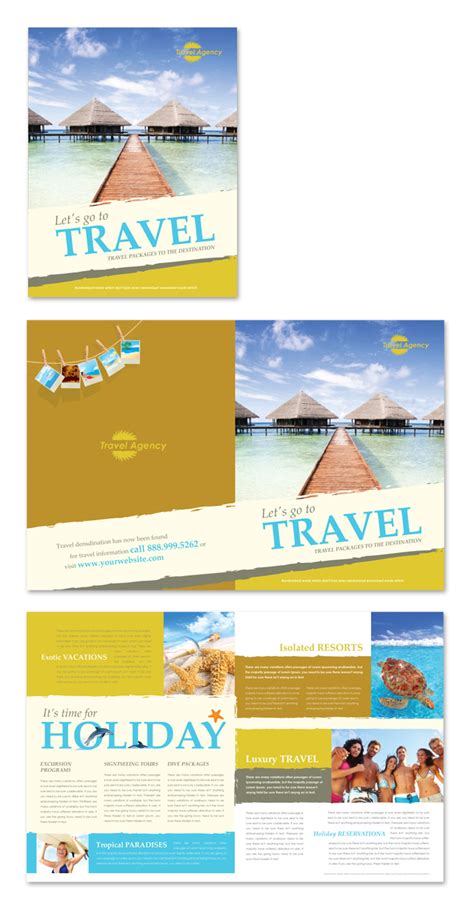 travel agency brochure template