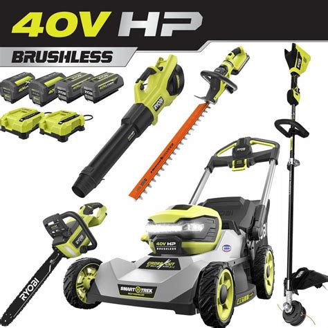 Ryobi 40v Hp Brushless 21 Cordless Battery Walk Behind Dual Blade Self