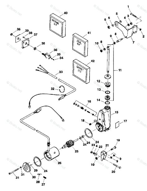 mercury  hp outboard parts diagram alternator